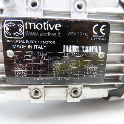 Motive BOX040 20:1 Ratio 0.30kW 3Ph Right Angle Gear Motor 230-480V 50/60Hz