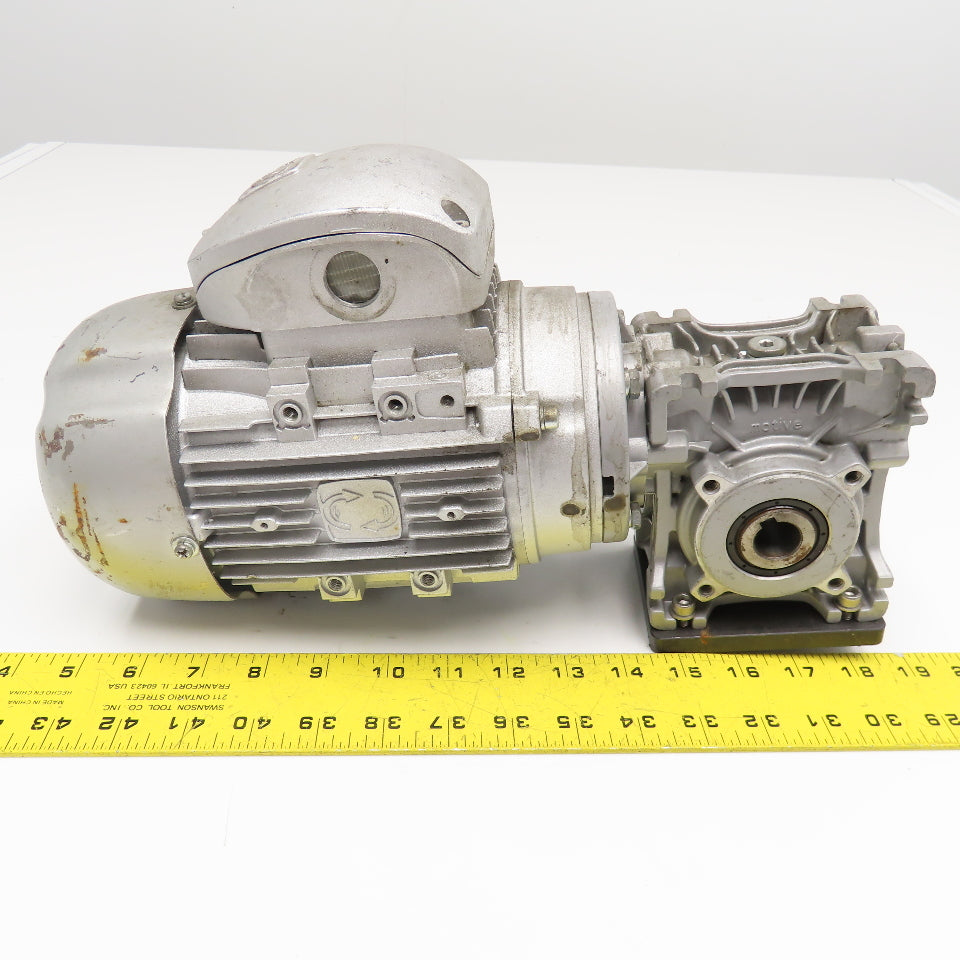 Motive BOX040 20:1 Ratio 0.30kW 3Ph Right Angle Gear Motor 230-480V 50/60Hz