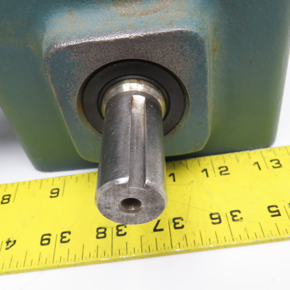Dodge Q175B015M056L1 15:1 Ratio 117RPM Output Right Angle Gear Reducer
