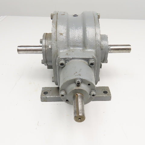 1:1 Ratio Dual Output Right Angle Gear Reducer