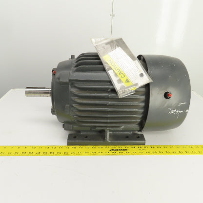 US Motors Nidec H15P2D 15HP Electric Motor 1775RPM 208-230/460V 3PH 254T Frame