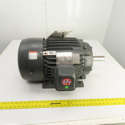US Motors Nidec H15P2D 15HP Electric Motor 1775RPM 208-230/460V 3PH 254T Frame