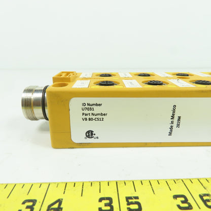 Turck VB 80-CS12 8-Port Erofast Multibox Actuator Sensor Junction Box U7031