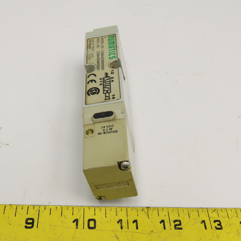 Numatics 122BA4Z2MN00061 5/2 Position Pneumatic Direction Control Valve 24VDC