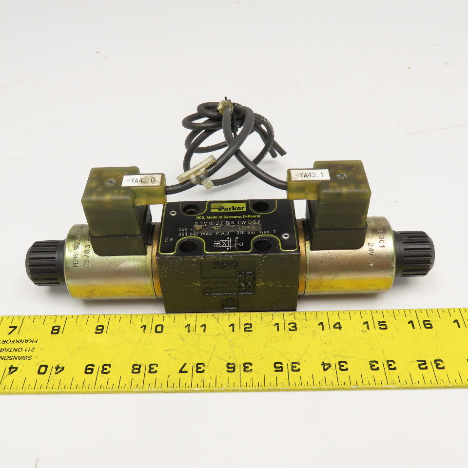 Parker D1VW20DNJWL76 4/2 Position Hydraulic Directional Valve 24VDC