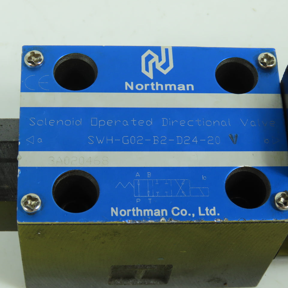 Northman SWH-G02-B2-D24-20 V Hydraulic Solenoid Directional Control Valve 24VDC