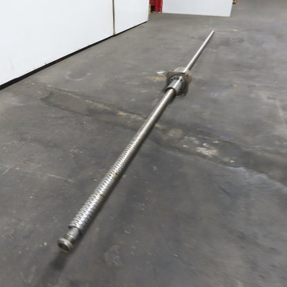 38mm OD 4 Start 38mm Lead Ball Screw And Nut 10mm Pitch 119" OAL
