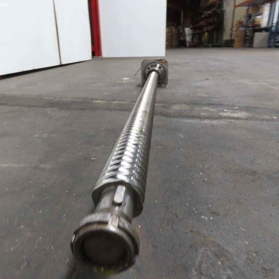 38mm OD 4 Start 38mm Lead Ball Screw And Nut 10mm Pitch 119" OAL