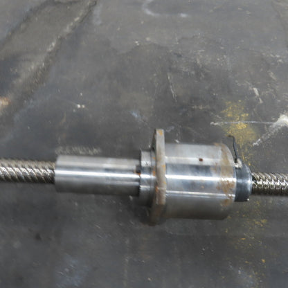 38mm OD 4 Start 38mm Lead Ball Screw And Nut 10mm Pitch 119" OAL