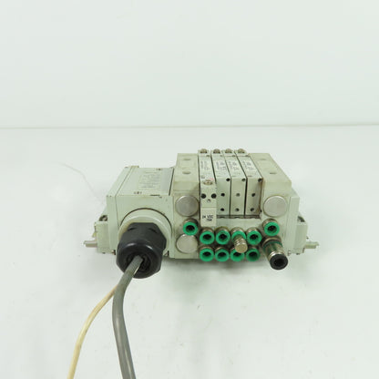 Numatics R2FBW4Z3ML00061 Pneumatic Solenoid Valve Manifold Block 100PSI 24VDC