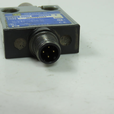 Square D MS02S0054 Ser B Limit Switch Roller Plunger Class 9007 250VAC