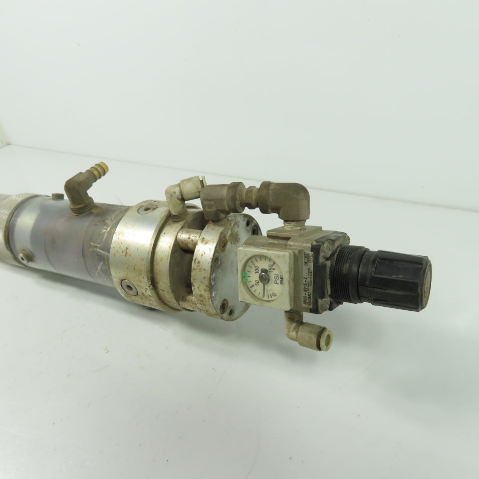 Water Jet Abrasive Metering Valve Feeder System Assembly