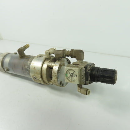 Water Jet Abrasive Metering Valve Feeder System Assembly