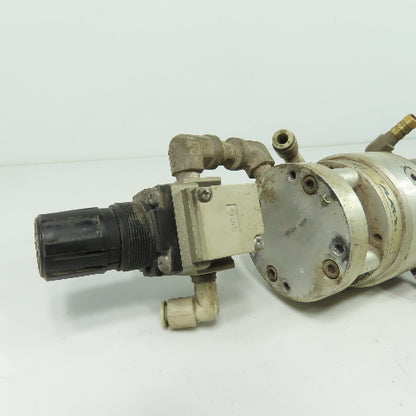 Water Jet Abrasive Metering Valve Feeder System Assembly