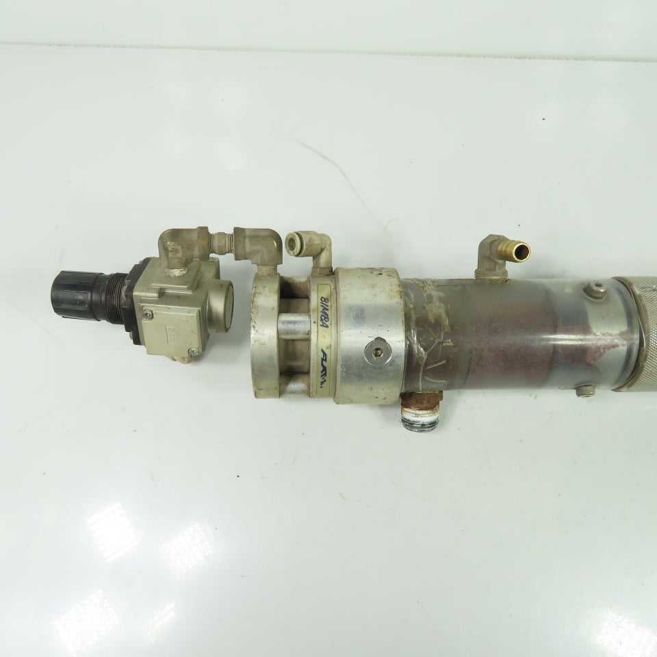 Water Jet Abrasive Metering Valve Feeder System Assembly