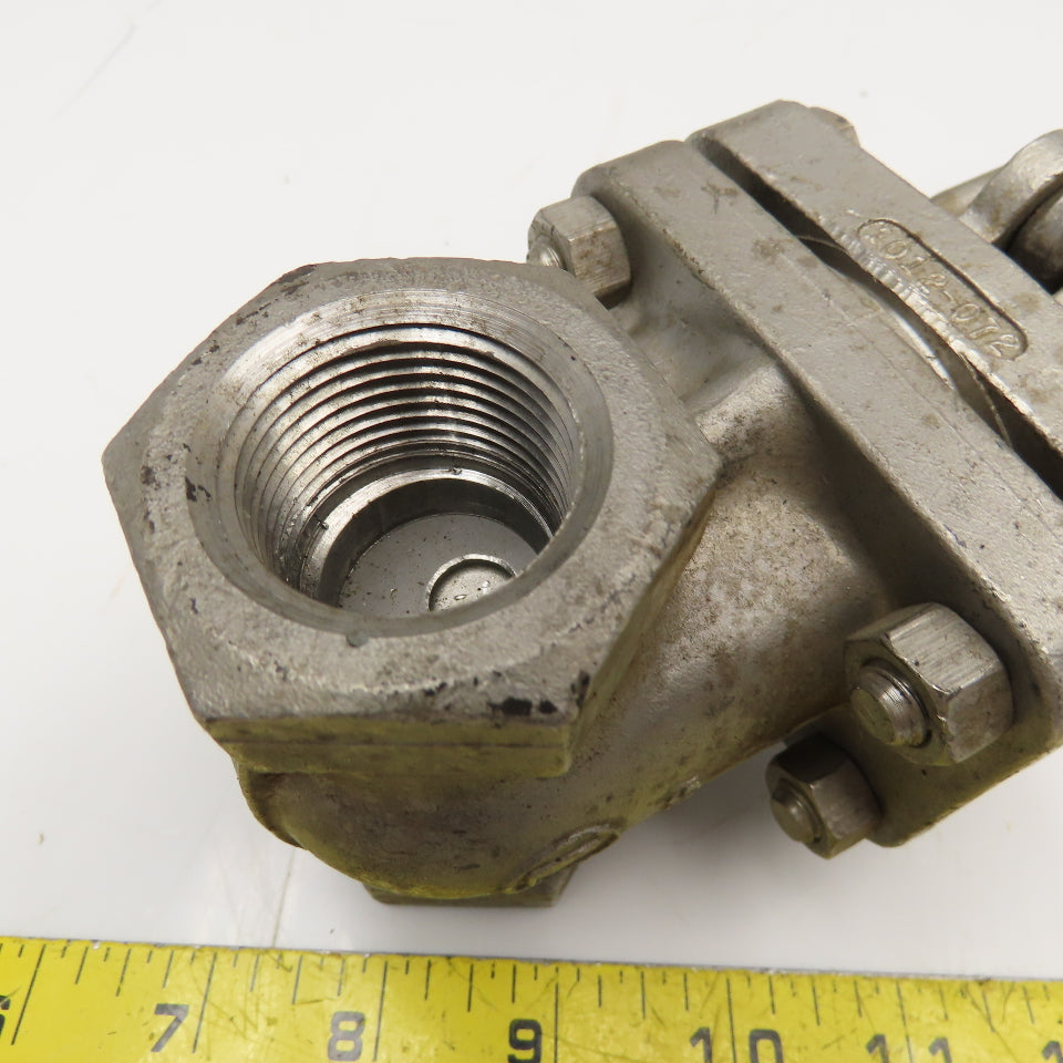 Ladish 8273-2114-10A 1" NPT Stainless Steel Gate Valve Class 150 275PSI