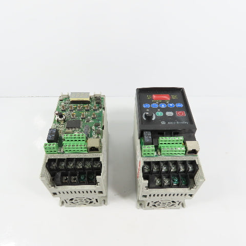 Allen Bradley 22A-D4P0N104 Ser A 1.5kW/2HP AC Drive (Parts/Repair) Lot Of 2