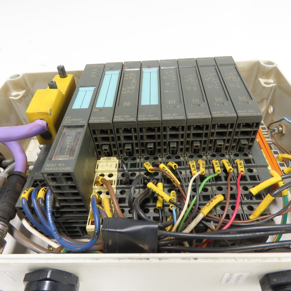 Siemens ET 200S Profibus Interface Module Panel Assembly 7-Slot Simatic S7