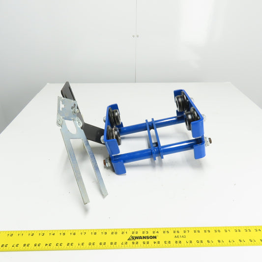 Starke SPT100 1 Ton Manual Plain Push Beam Trolley W/ End Stops For 10" Beam