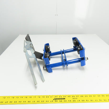 Starke SPT100 1 Ton Manual Plain Push Beam Trolley W/ End Stops For 10" Beam