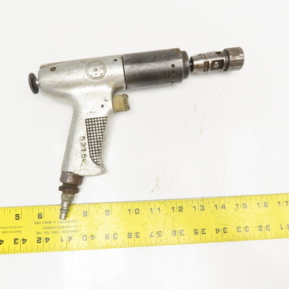 Gardner Denver Size B2 R-400RPM Pneumatic Pistol Grip Screwgun W/ Jacobs 42101
