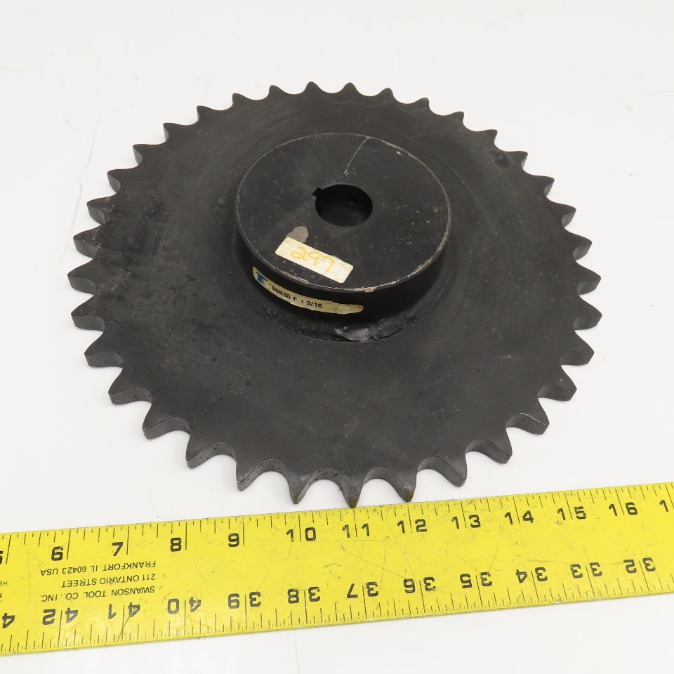 Tsubaki 80B35 F 1 3/16 #80 Roller Chain Drive Sprocket 1-3/16" Bore 35T