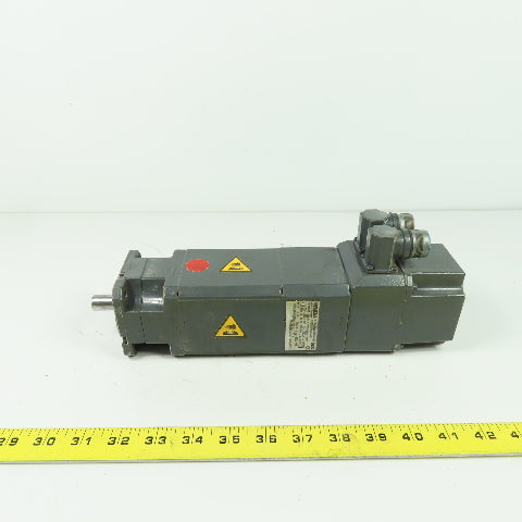 Siemens 1FT6034-1AK71-3AH1 3Ph Brushless Servo Motor W/24V Brake 6000RPM IP65
