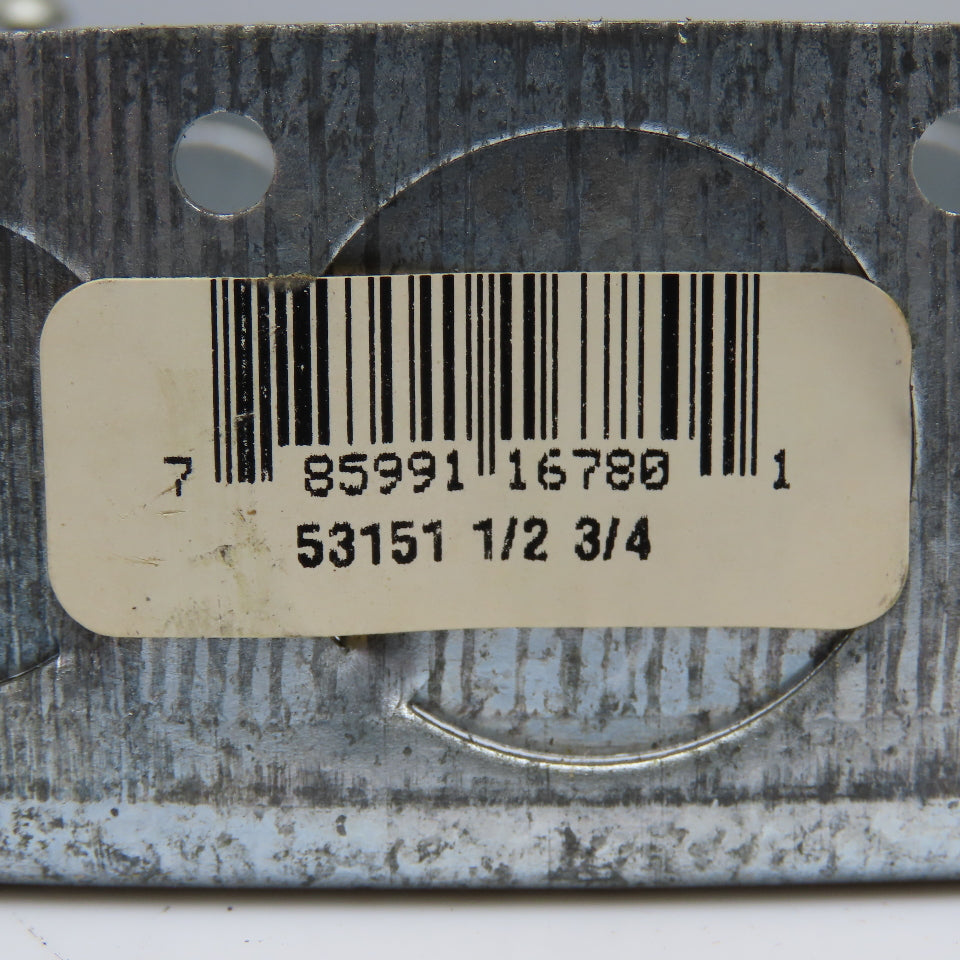 Steel City 53151 4" x 4" x 1-1/2" Deep Two Gang Box Extension Ring Lot Of 2