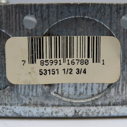 Steel City 53151 4" x 4" x 1-1/2" Deep Two Gang Box Extension Ring Lot Of 2