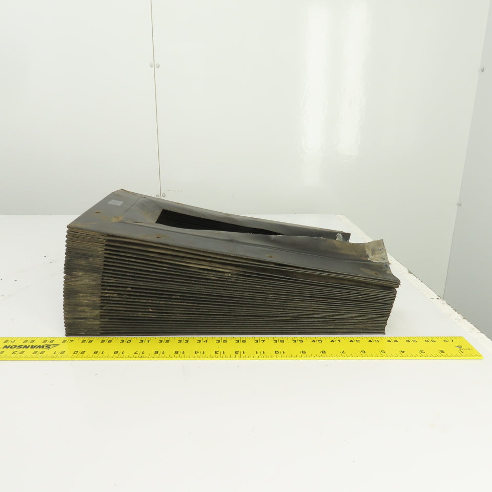 Hennig 8' U Shape Way Cover Accordion Bellows 15-1/4" H x 7" W Inside