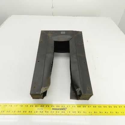 Hennig 8' U Shape Way Cover Accordion Bellows 15-1/4" H x 7" W Inside