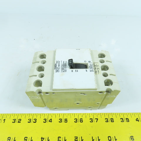 Siemens Type CQD 80A Circuit Breaker 480/277VAC 3-Pole