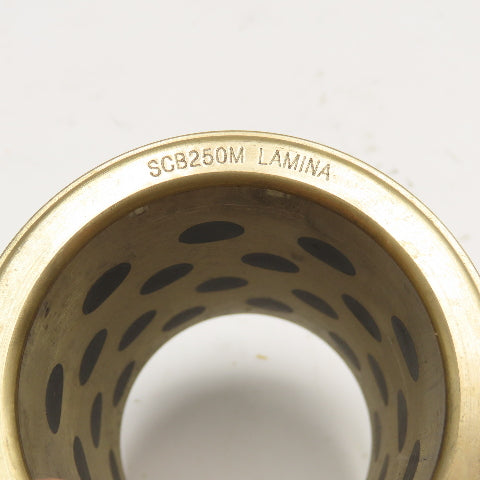 Lamina SCB250M 2-1/2" Short Shoulder Self Lubricating Bronze Bushing