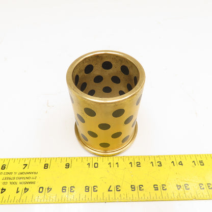 Lamina SCB250M 2-1/2" Short Shoulder Self Lubricating Bronze Bushing