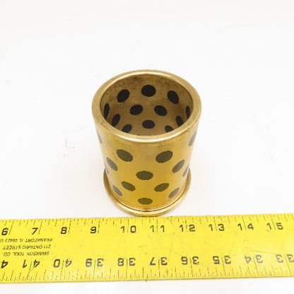 Lamina SCB250M 2-1/2" Short Shoulder Self Lubricating Bronze Bushing