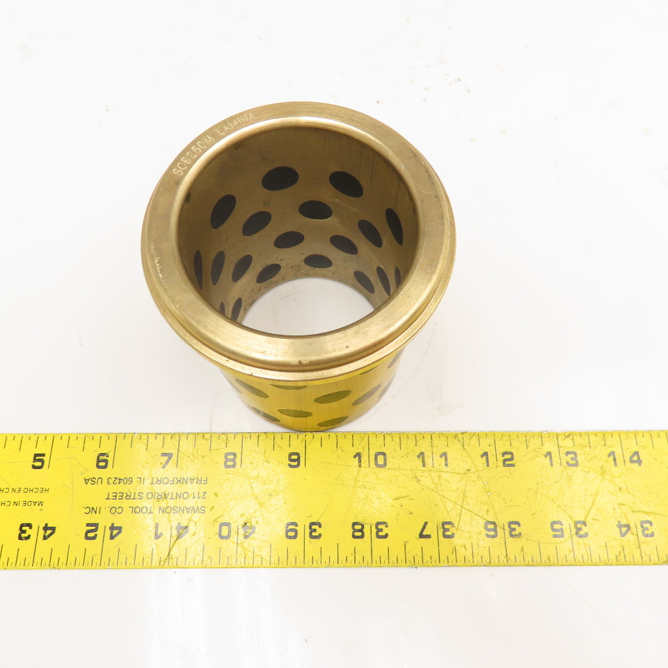 Lamina SCB250M 2-1/2" Short Shoulder Self Lubricating Bronze Bushing