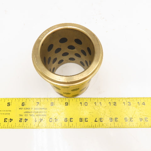 Lamina SCB250M 2-1/2" Short Shoulder Self Lubricating Bronze Bushing