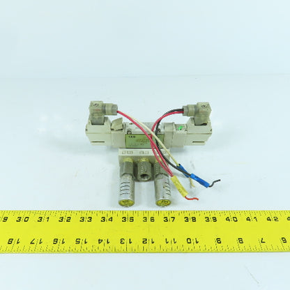 CKD 4GB330R-08-B-3 Pneumatic Directional Control Valve 0.2-0.7MPa 24VDC