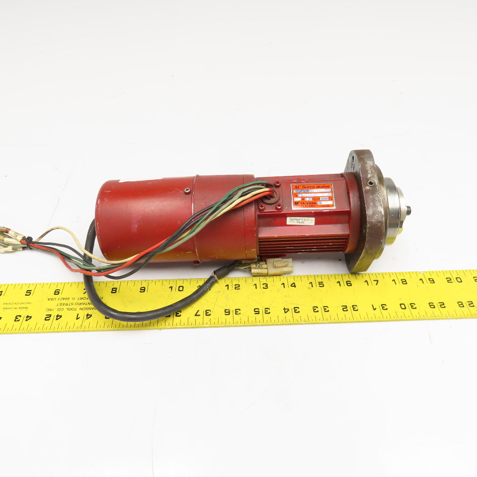 Yaskawa USAEM-02YR32 154W 3000rpm AC Servo Motor