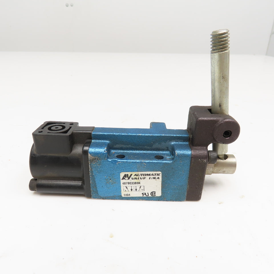 Automatic Valve 407B033B9K Manual 5/2 Position Spring Return Spool Air Valve