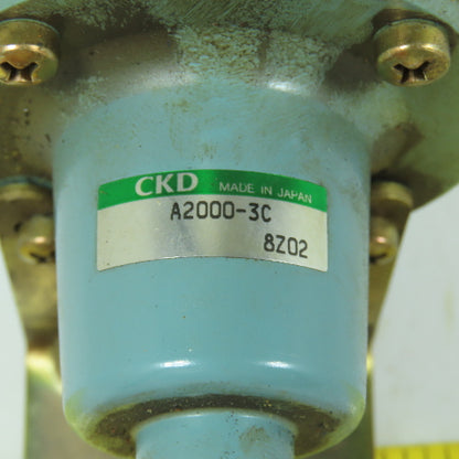 CKD A2000-3C Pneumatic Air Pressure Regulator 1/4" 0.03-0.83MPa W/ Gauge