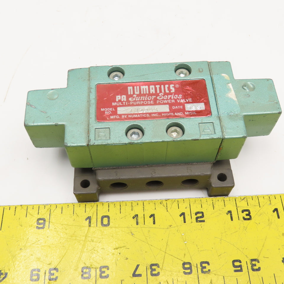Numatics 1JDPA4 Junior Series Air Piloted Pneumatic Power Valve 1/8" NPT