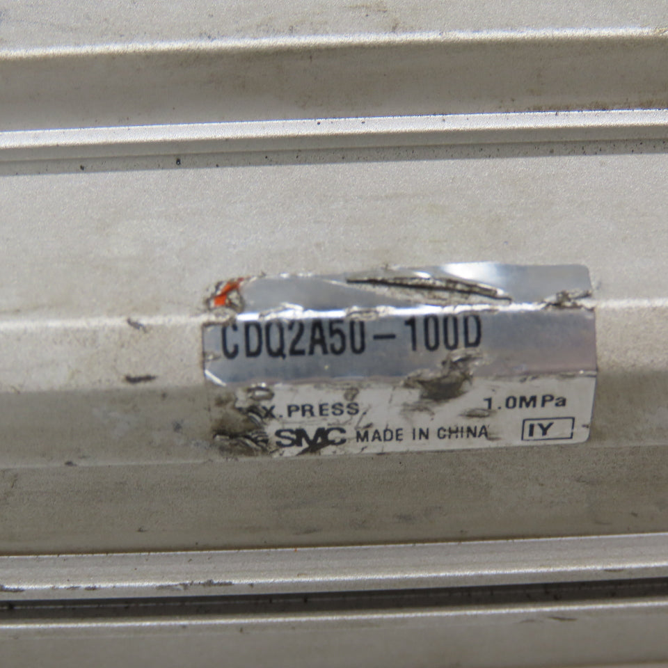 SMC CDQ2A50-100D 50mm Bore 100mm Stroke Square Body Air Cylinder