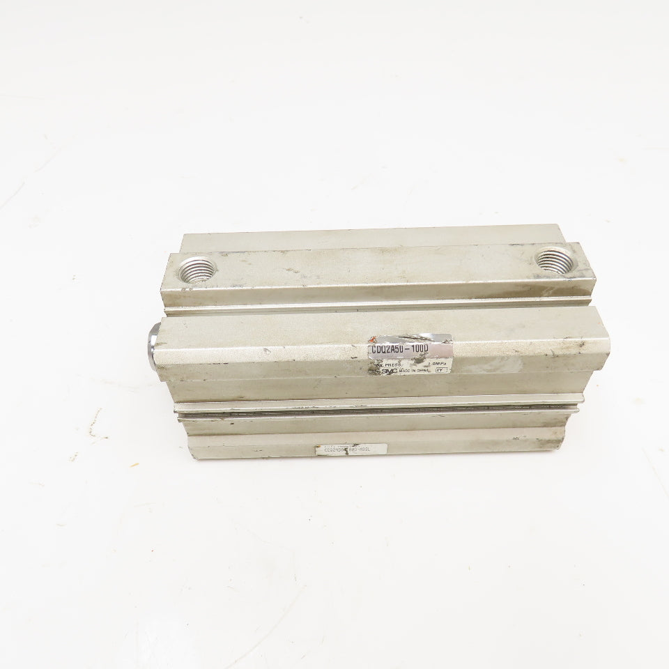 SMC CDQ2A50-100D 50mm Bore 100mm Stroke Square Body Air Cylinder