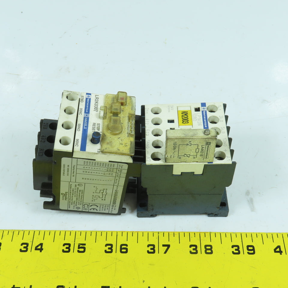 Telemecanique LP1K06-10BD 20A Contactor 24VDc Coil W/ Overload LR2K0307