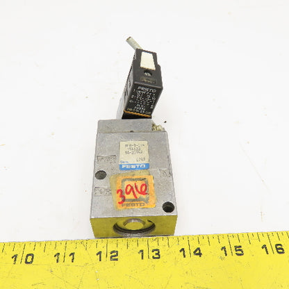 Festo MFH-3-1/4 3/2 Position Pneumatic Solenoid Valve 24V Coil G1/4