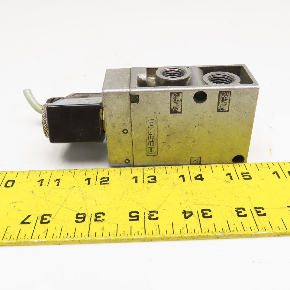 Festo MFH-3-1/4 3/2 Position Pneumatic Solenoid Valve 24V Coil G1/4