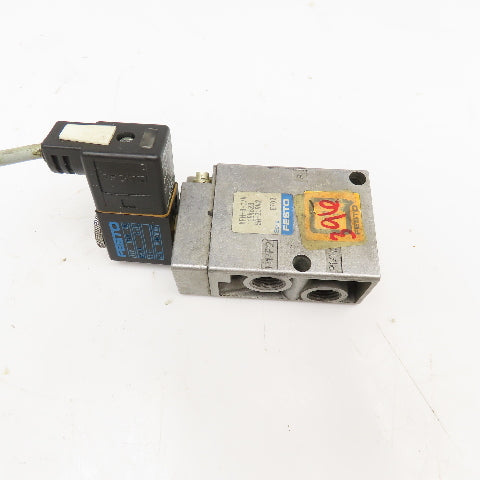 Festo MFH-3-1/4 3/2 Position Pneumatic Solenoid Valve 24V Coil G1/4