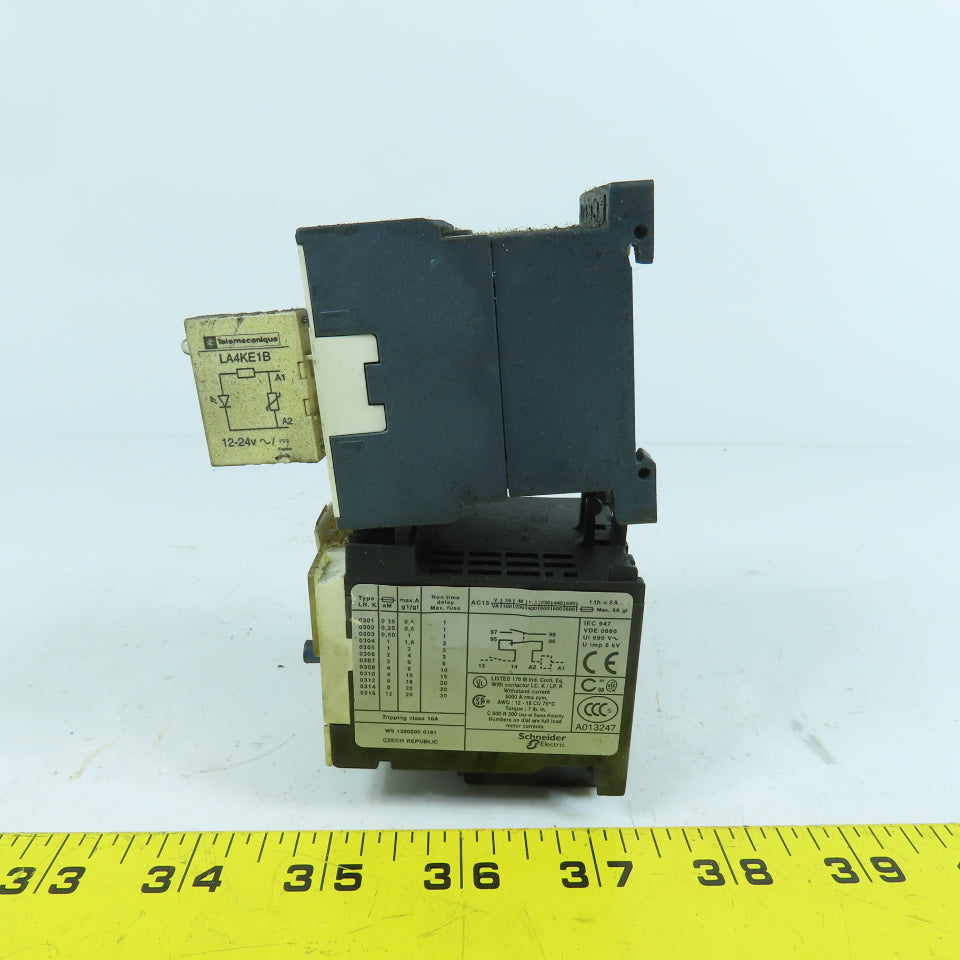 Telemecanique LP1K06-10BD 20A Contactor 24VDC Coil W/ Overload LR2K0312