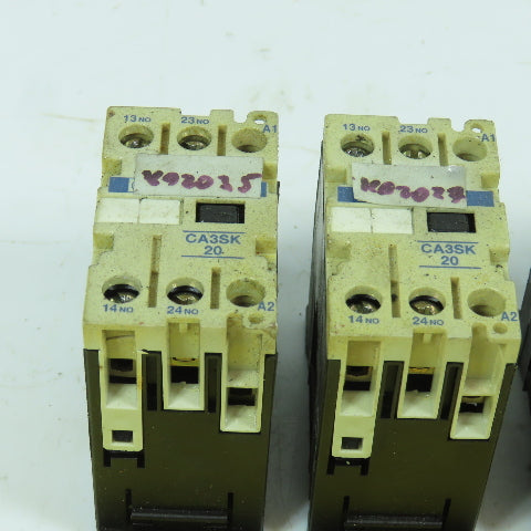 Telemecanique CA3SK 20 Auxiliary Contact 600VA 10A 24VDC Coil Lot Of 5